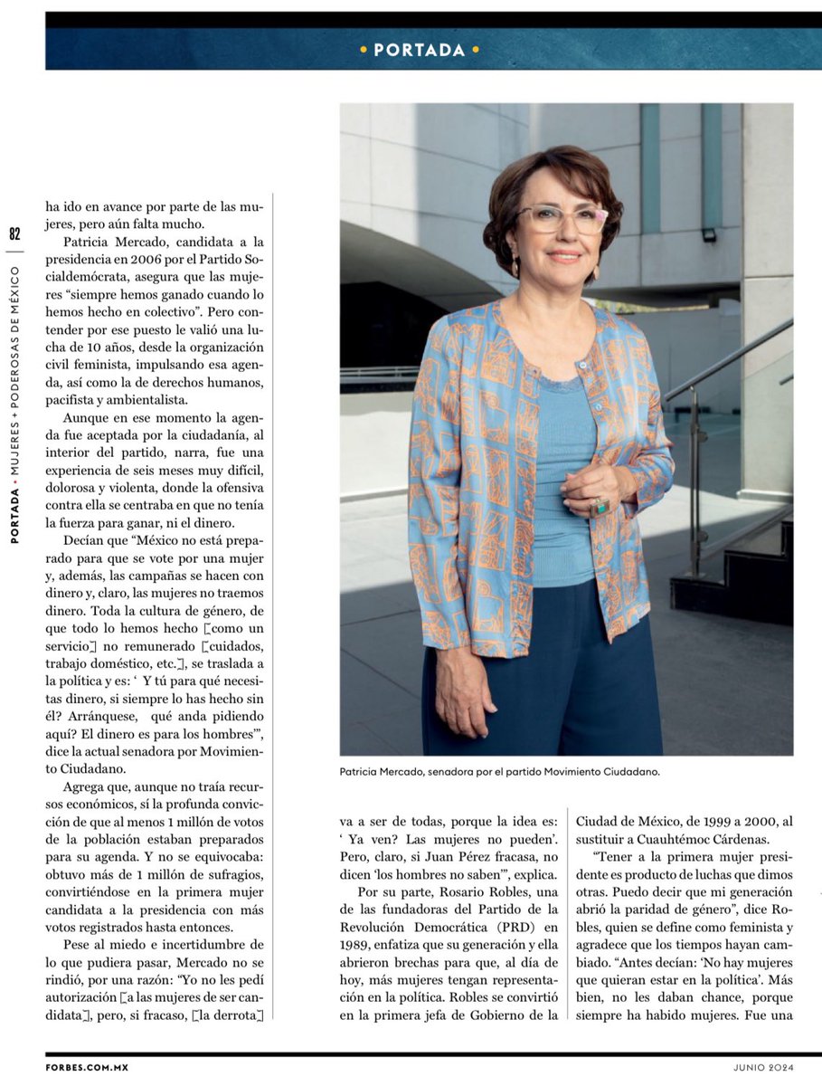 Aún con toda la importancia simbólica de que llegue una mujer a la Presidencia, y los méritos personales que no podemos regatear, las mujeres en la política tenemos el reto de no acomodarnos en las reglas que fueron hechas sin nosotras y de reivindicar nuestro derecho a la