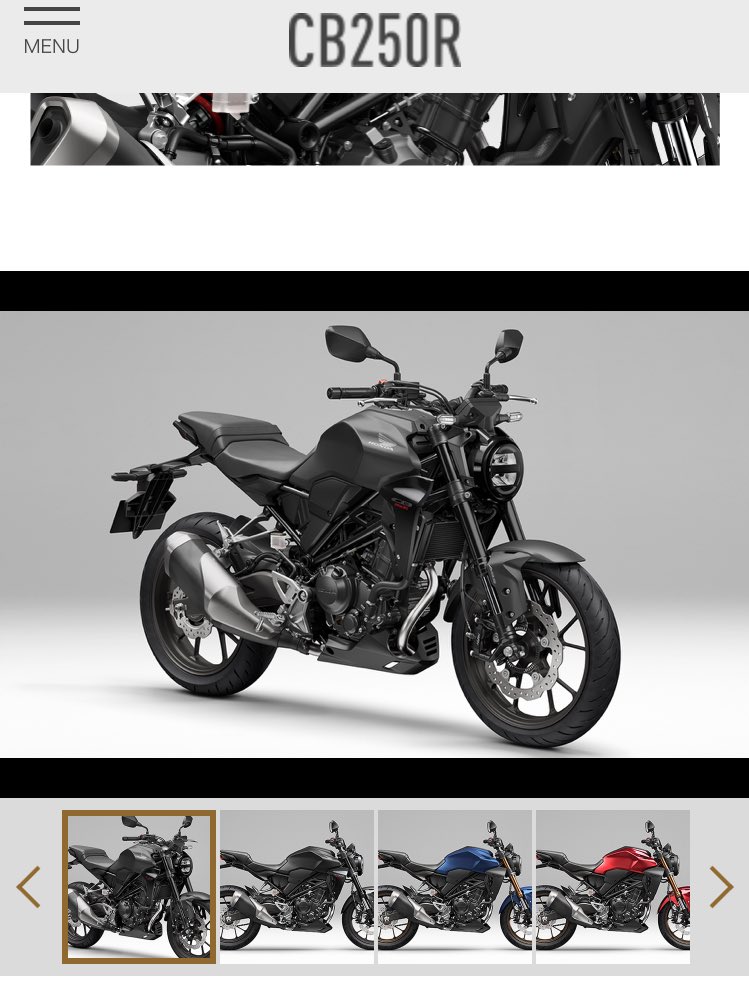 値段的にはまだCB250Rが手に届きそう
マイバイク、欲しい。 
