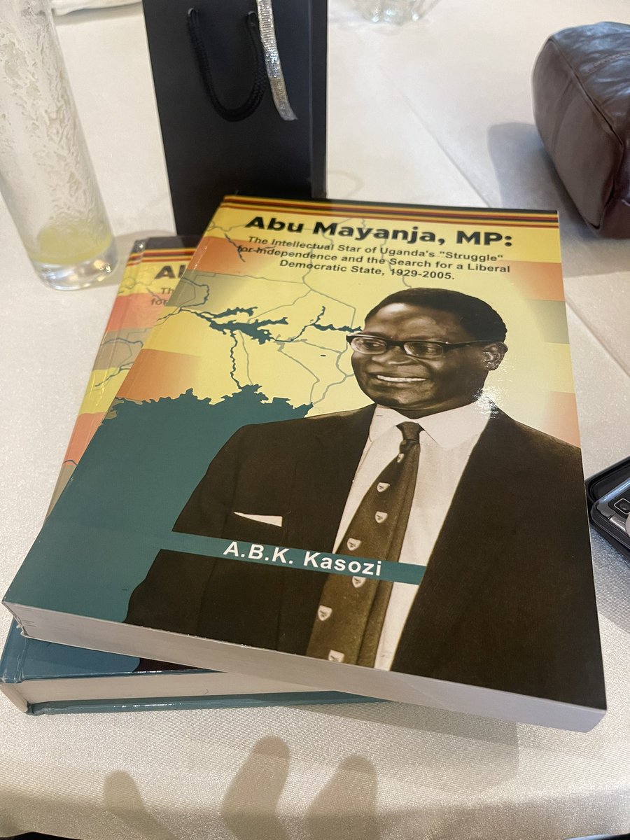 skaheru's tweet photo. Happily attending the launch of this Biography. ‘Abu Mayanja, MP: The intellectual Star of Uganda’s “”Struggle” for Independence and the Search for a Liberal Democratic State, 1929-2005’. @dfkm1970 delivered a sound Keynote Address, as expected! #HistoryUG https://t.co/jWW9EGPKlc