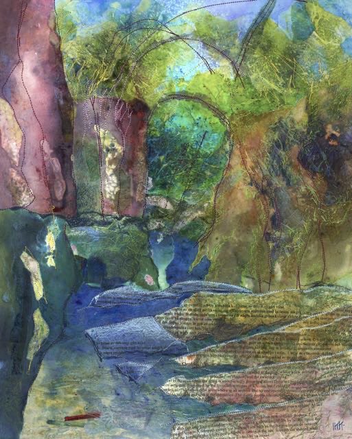 This is the last week of @peakdistrictartisans at @haddonhall Gatehouse Gallery. I will be there tomorrow (and Sunday) bringing some new prints in with me, such as the classic Lud’s Church.