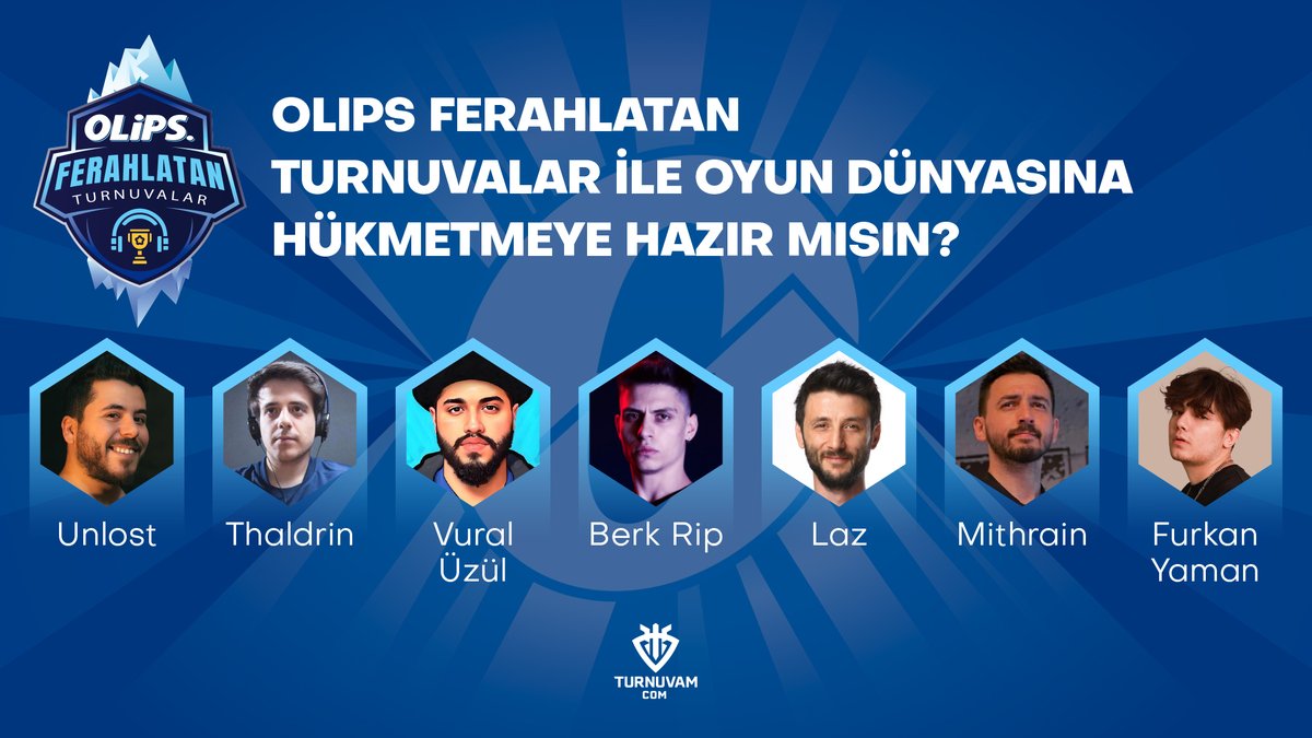 Olips ile Ferahlatan Turnuvalar kaldığı yerden devam ediyor!🌟Epic lootlar, rank atlamalar ve efsanevi zaferler seni bekliyor!🏆

Detaylar için takipte kalın!👀✨ 

#FerahlatanTurnuvalar #Olips #Turnuvamcom #espor #PUBGMOBILE #CS2 #BRAWLSTARS #VALORANT #PUBG #LOL  #Gaming