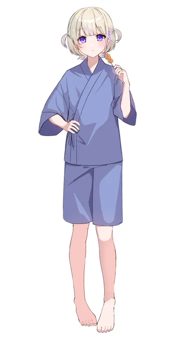 夏は甚平が似合いそう #はじめ武勇伝 