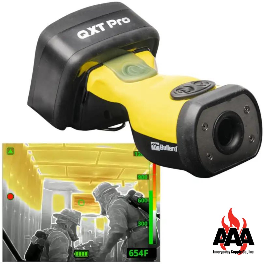 AAA_Emergency's tweet photo. 🔥The Bullard QXT Pro🔥
Your team can move with confidence in a fire with all the great features this thermal camera has to offer! This camera can help firefighters recognize objects faster and identify flow patterns more quickly to understand the scene. @bullard1898 https://t.co/qBYSnEWdhF