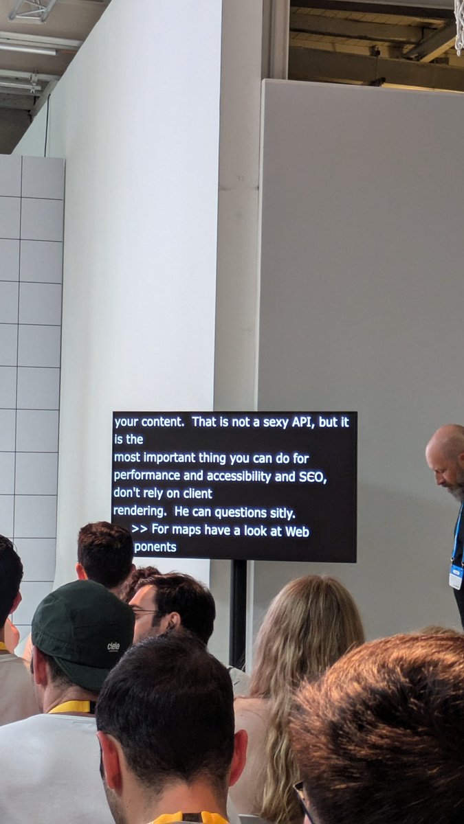 It's great to hear SEO being discussed at #GoogleIOConnect, even for a little bit 🎉