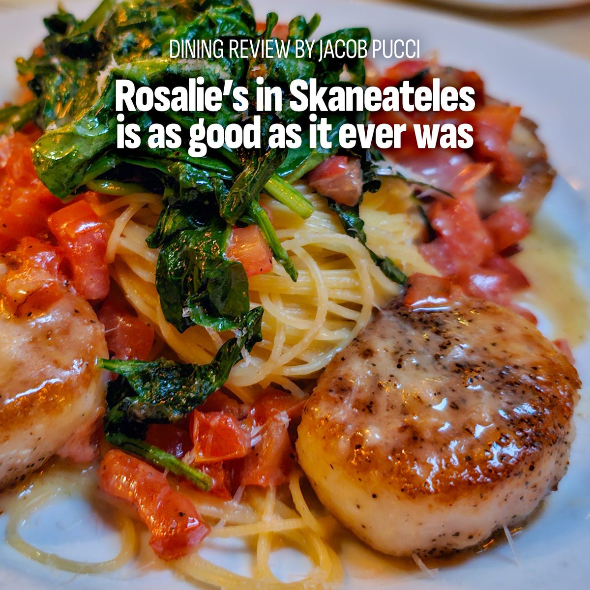 ThisisCNY's tweet image. "Rosalie’s is a rare kind of place," writes food critic @JacobPucci. "In a world where restaurants and food trends come and go, Rosalie’s has stayed at a consistently high level."

Read his full dining review of the #Skaneateles institution: this-is-cny.visitlink.me/xzuNLq #thisiscny