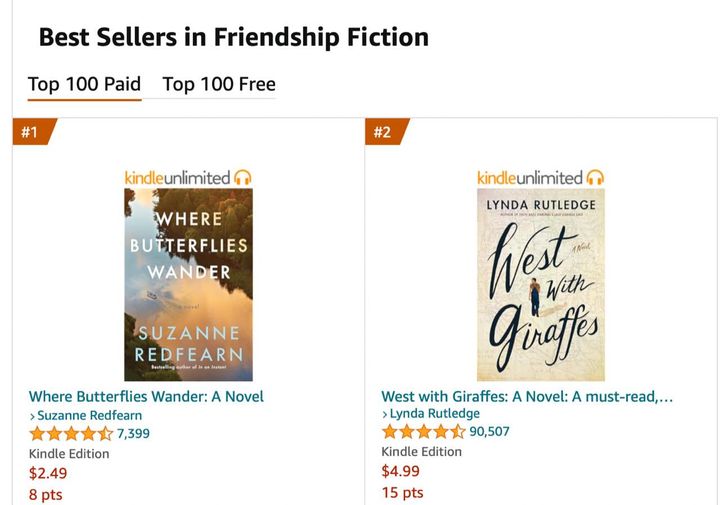 Whoop whoop! Where Butterflies Wander reached #1 in Friendship Fiction this week <a href="/fuseliterary/">Fuse Literary</a> @amazonpublishing