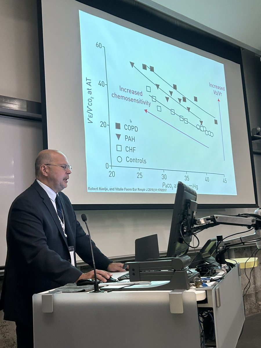 Dennis Jensen (@drj9378) on Twitter photo Enthusiastic Keynote presentation on mechanisms of exertional #Dyspnea in ppl with #COPD-HF overlap by Dr Alberto Neder #Dyspnea2024 <a href="/QueensRIU/">Respiratory Investigation Unit</a> <a href="/DyspneaSociety/">The Dyspnea Society</a> 🫁 ❤️🩹 Enthusiastic Keynote presentation on mechanisms of exertional #Dyspnea in ppl with #COPD-HF overlap by Dr Alberto Neder #Dyspnea2024 <a href="/QueensRIU/">Respiratory Investigation Unit</a> <a href="/DyspneaSociety/">The Dyspnea Society</a> 🫁 ❤️🩹