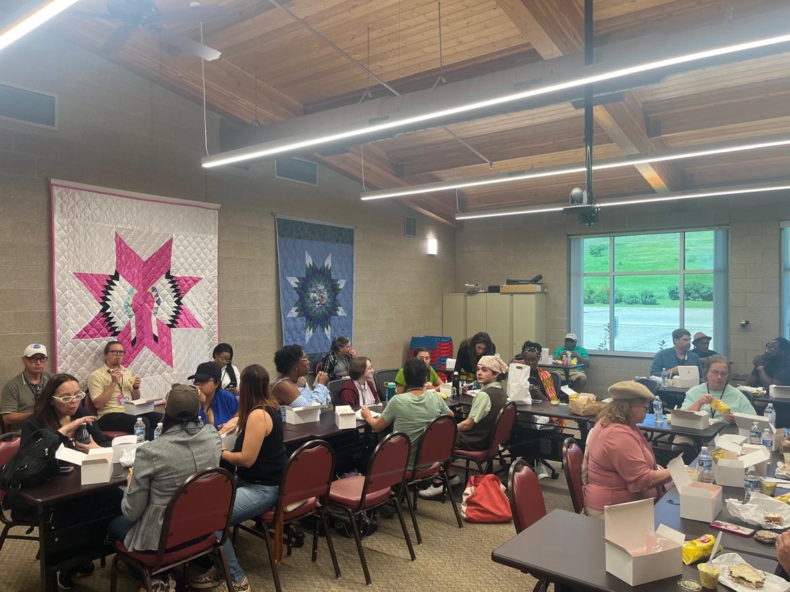 ACEeducators's tweet image. Here are some additional pictures from our co-op tour yesterday where our participants had the privilege of visiting the incredible Standing Rock site where so many innovative initiatives are being developed and put into action.

 #CultivatingCooperation #CooperativeEducation