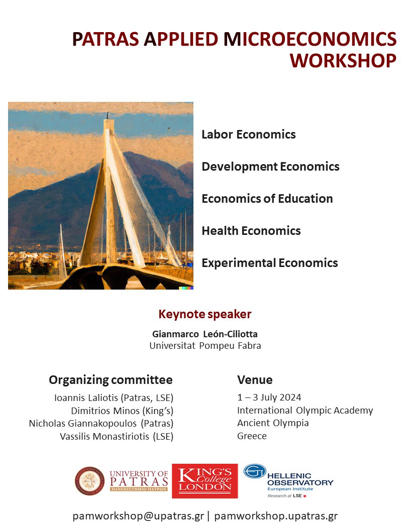 In a few days the 1st pamworkshop.upatras.gr begins...!!!