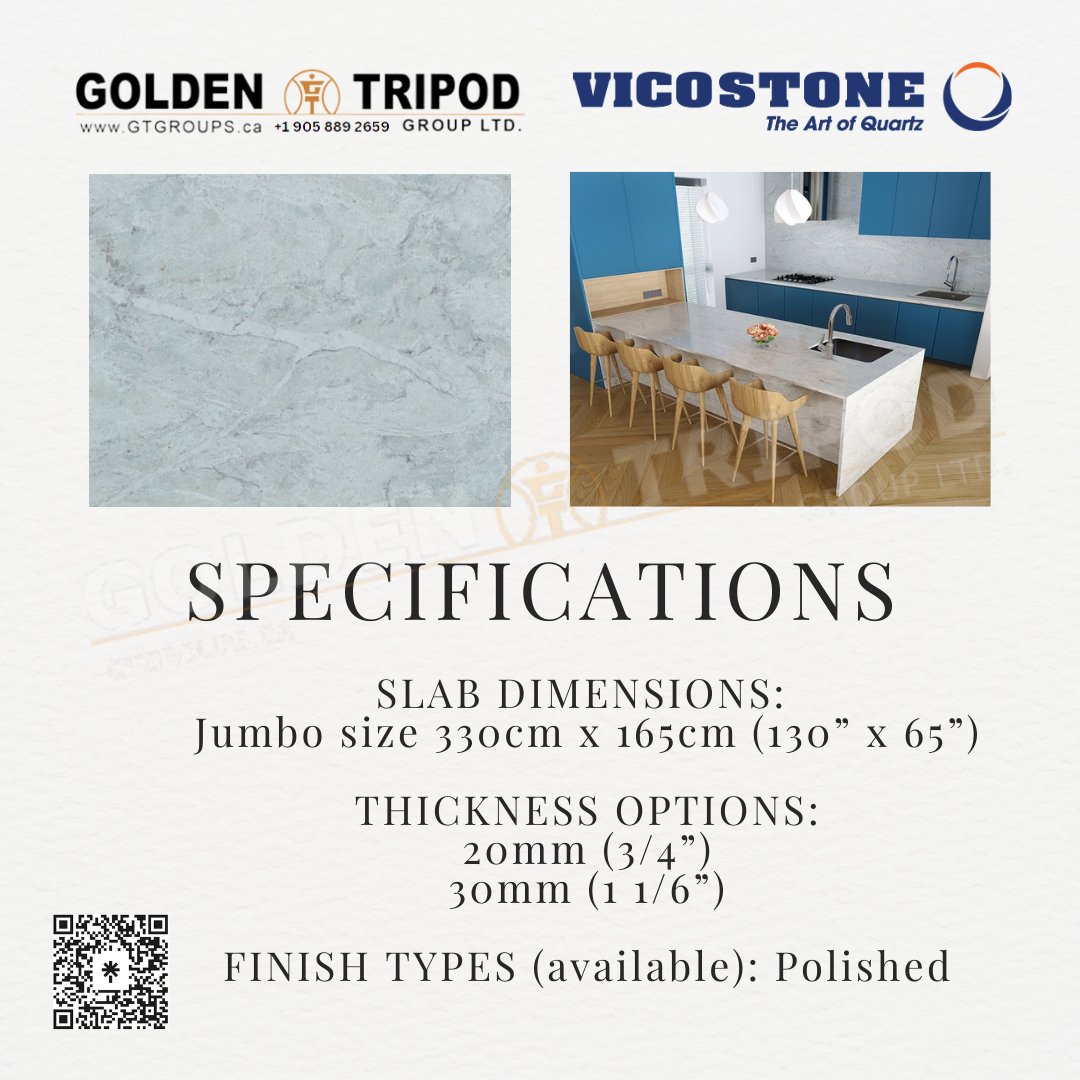 GoldenTripod's tweet image. Transform your kitchen into a masterpiece with the Vicostone Verdelia Quartz &amp;amp; its stunning blend of green hues and intricate patterns. Golden Tripod: 121 Granton Dr Unit #24 Richmond Hill ON L4B3N4 Phone: 905-889-2659 #Vicostone #VerdeliaQuartz #KitchenDesign #SophisticatedStyle