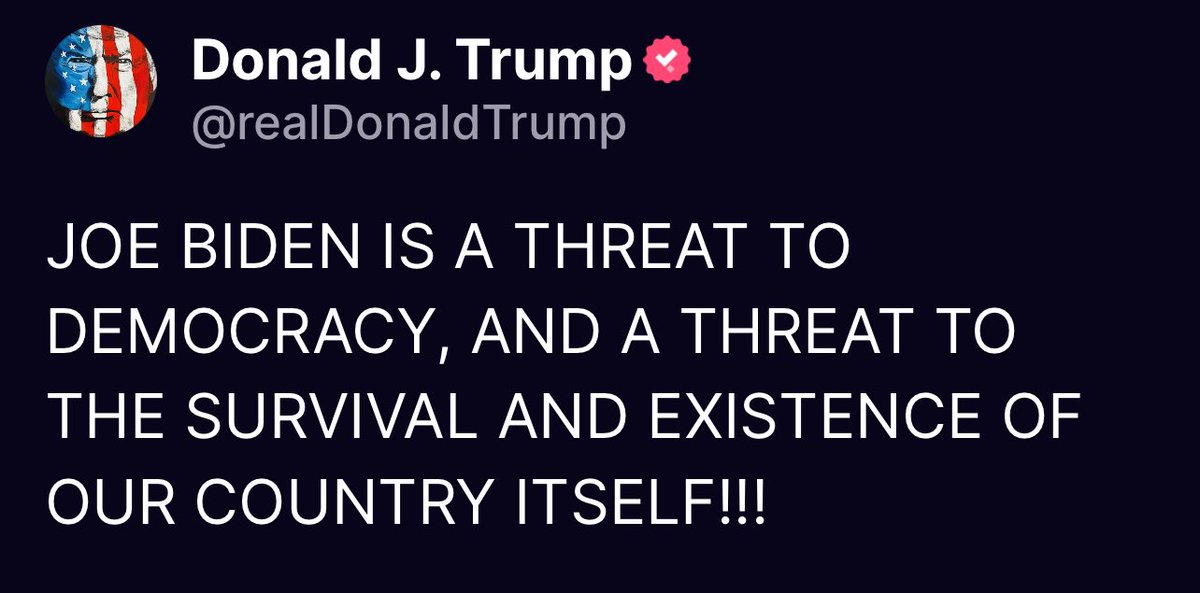 Commentary Donald J. Trump Posts From Truth Social tweet media