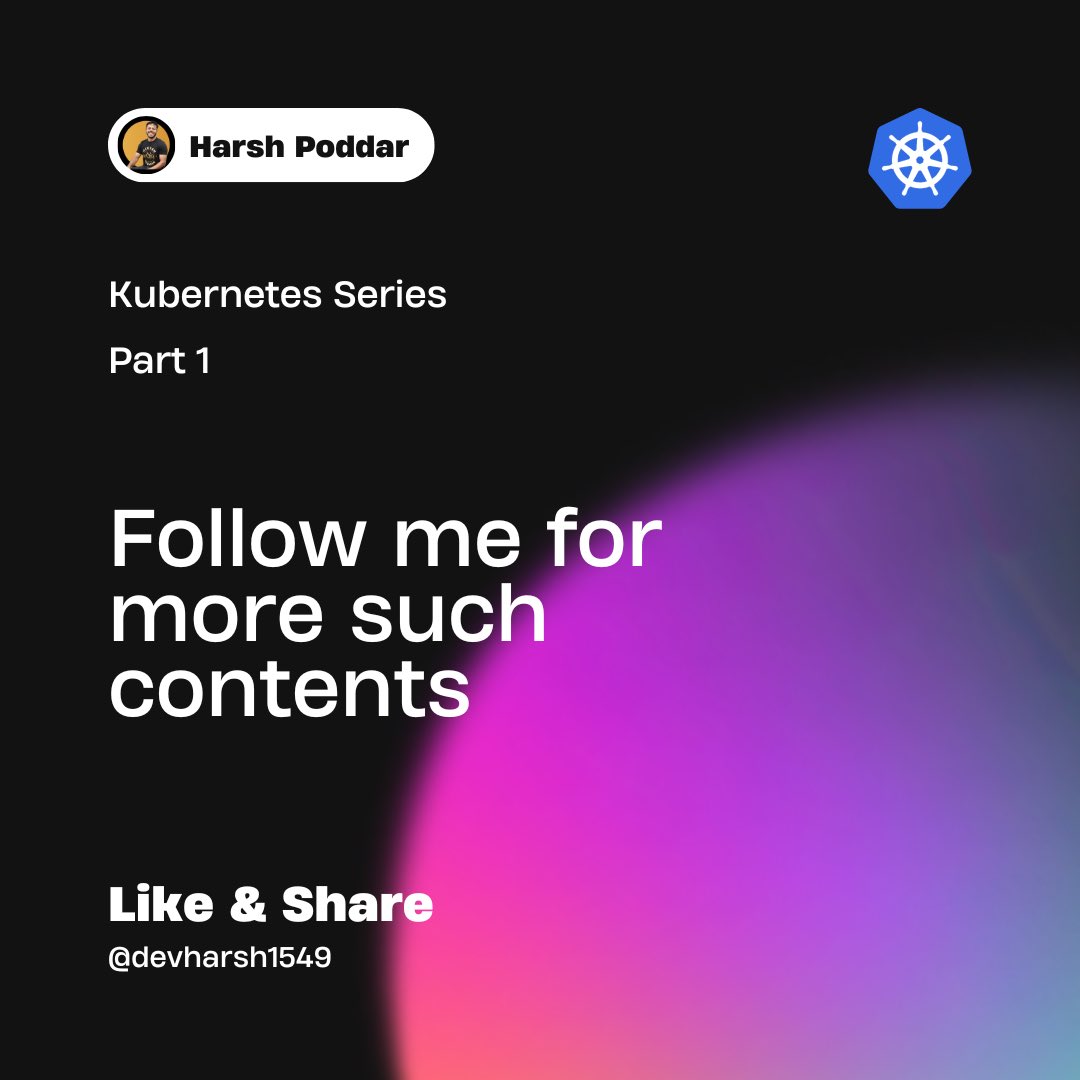 devharsh1549's tweet image. Introduction to k8s - part 3.
Diving into the world of Kubernetes! 🌊 Discover why K8s is revolutionizing container orchestration. Swipe to start your K8s journey! What's your biggest K8s challenge? Share below! #KubernetesBasics #K8sIntro