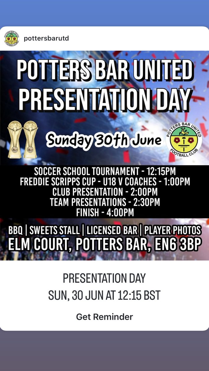 See you all Sunday #WeArePBU