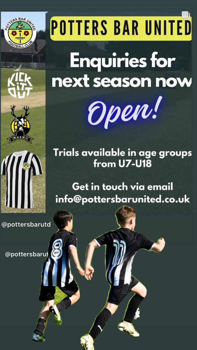 Places still available across lots of age group. Get in touch!