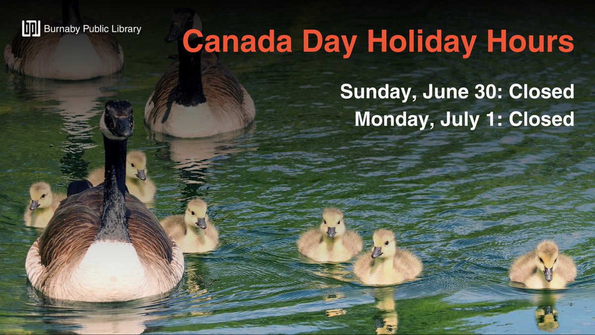 Burnaby Public Library tweet media