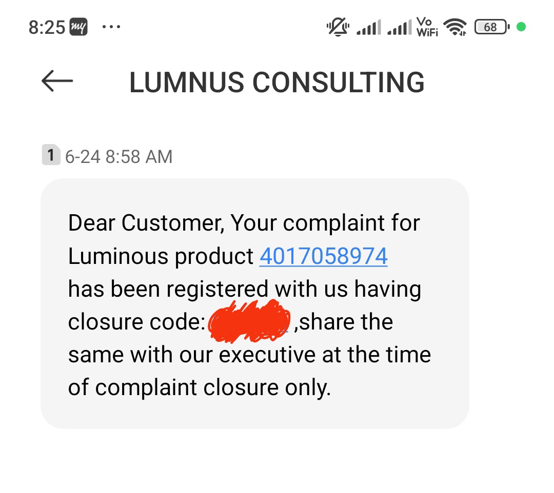 nomadic_insaan's tweet image. Service request for my luminous stabilizer pending since Monday and still waiting when their so called 48 hours resolve,commitment  made while purchasing.For normal people like us it's already 84hrs..irony,avoid luminous products, #saynotoluminous @myluminous @preetib36