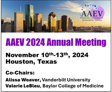 Join the AAEV at our annual meeting, November 10-13 in Houston, TX!

View the website for updates including a speaker list, registration information, hotel booking, and more … aaev.org/houston2014
