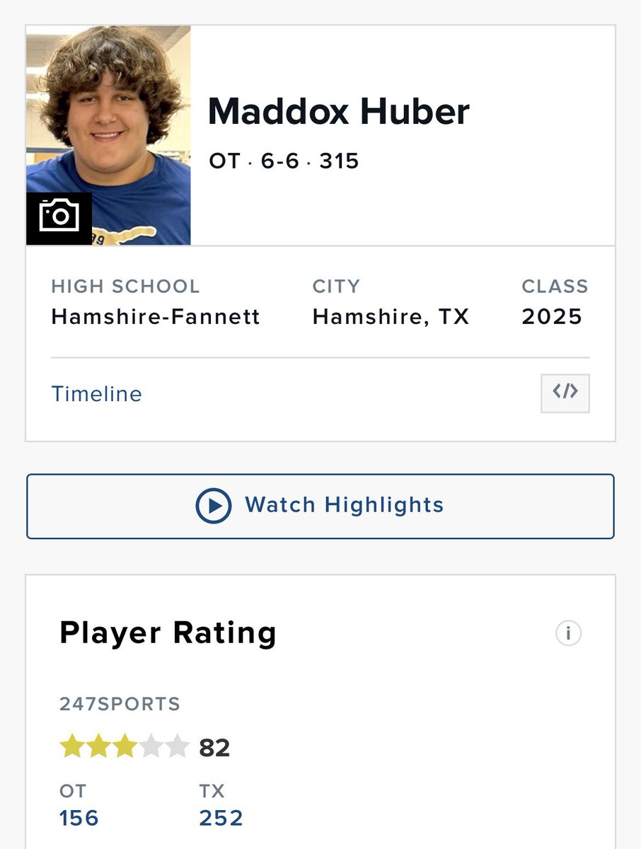 Maddox Huber (@maddoxhuber06) on Twitter photo Thank you <a href="/247Sports/">247Sports</a> for the 3 Star rating!
STILL A LOT OF WORK TO DO! <a href="/247recruiting/">247Sports Recruiting</a> <a href="/247Hudson/">Hudson Standish</a> <a href="/Perroni247/">Brian Perroni</a> <a href="/MikeRoach247/">Mike Roach</a> <a href="/MohrRecruiting/">Brian Mohr</a> Thank you <a href="/247Sports/">247Sports</a> for the 3 Star rating!
STILL A LOT OF WORK TO DO! <a href="/247recruiting/">247Sports Recruiting</a> <a href="/247Hudson/">Hudson Standish</a> <a href="/Perroni247/">Brian Perroni</a> <a href="/MikeRoach247/">Mike Roach</a> <a href="/MohrRecruiting/">Brian Mohr</a>
