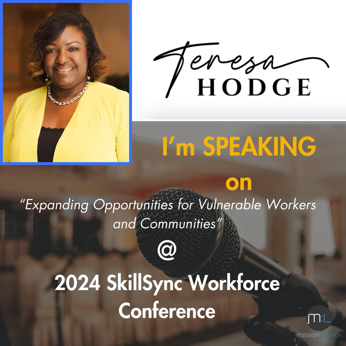 I spoke at the 2024 SkillSync Workforce Conference on expanding opportunities for vulnerable workers &amp; communities. #workforcedevelopment #secondchance