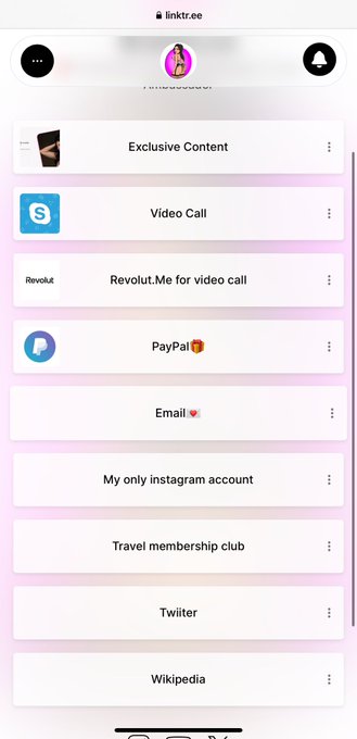 Dale al enlace de mi perfil. El azul y ah&iacute; ver&aacute;s m&aacute;s cosas de mi  Eso es lo que te aparecer&aacute; https://t