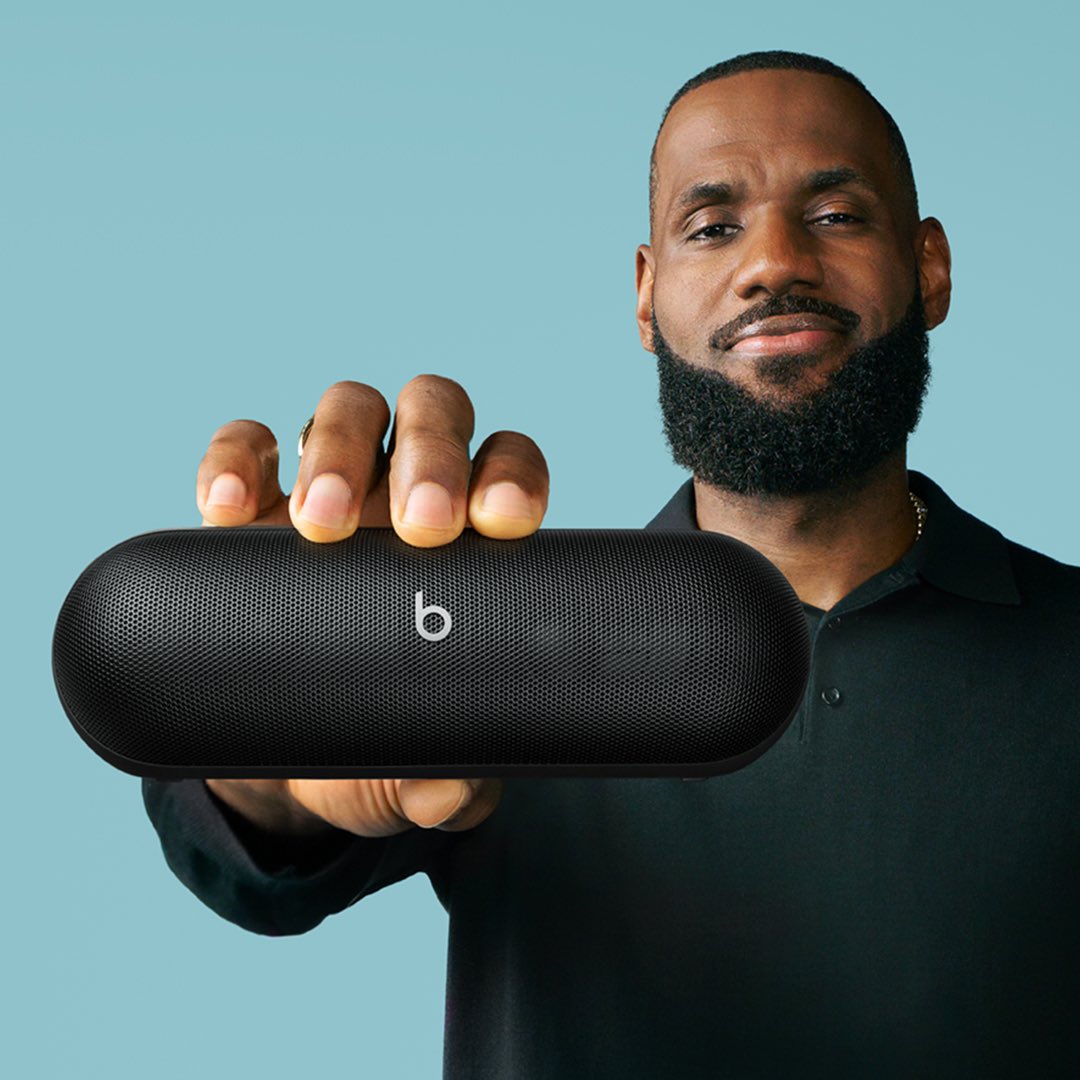 LeBron James (@kingjames) on Twitter photo One of my favorite <a href="/beatsbydre/">Beats by Dre</a> campaigns for sure. Beats Pill is back and louder than ever! Out now!!ย ๐๐ย #beatspartner One of my favorite <a href="/beatsbydre/">Beats by Dre</a> campaigns for sure. Beats Pill is back and louder than ever! Out now!!ย ๐๐ย #beatspartner