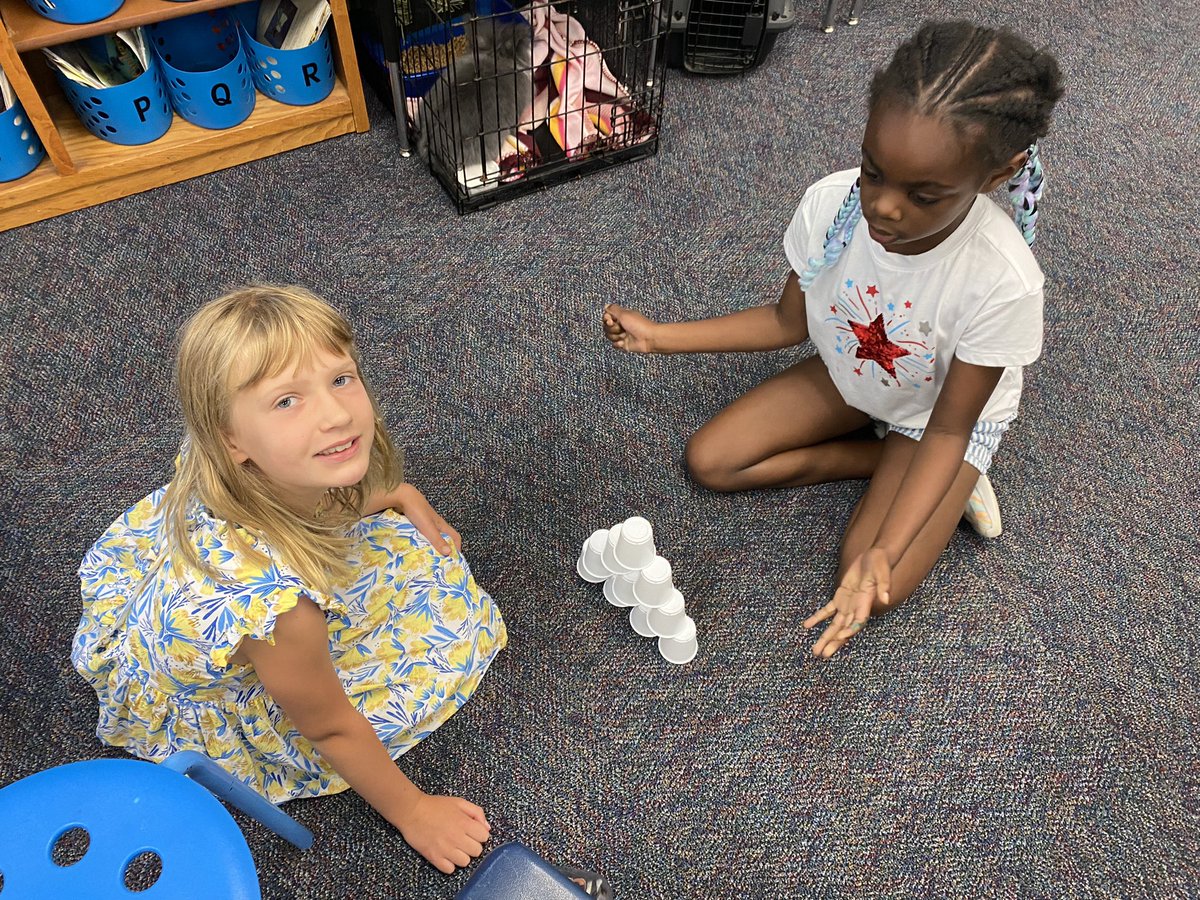 AFleckal's tweet image. Stack Attack was today’s classroom challenge!  @ShoalCreekStars @LPSSummerAdv #starssc #LPSSummer2024