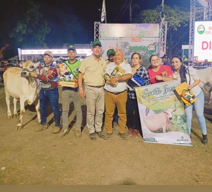 #Notiasocrica Finca Santa Inés, de la Familia Rosas Delgado, se hicieron con la distinción de MEJOR EXPOSITOR DE LA EXPOFERIA CARORA 2024
Sus Ejemplares de las Razas Jersey, Holstein y #RazaCarora lograron puntuación General de 332 Pts

instagram.com/p/C8u22dLygkC/…