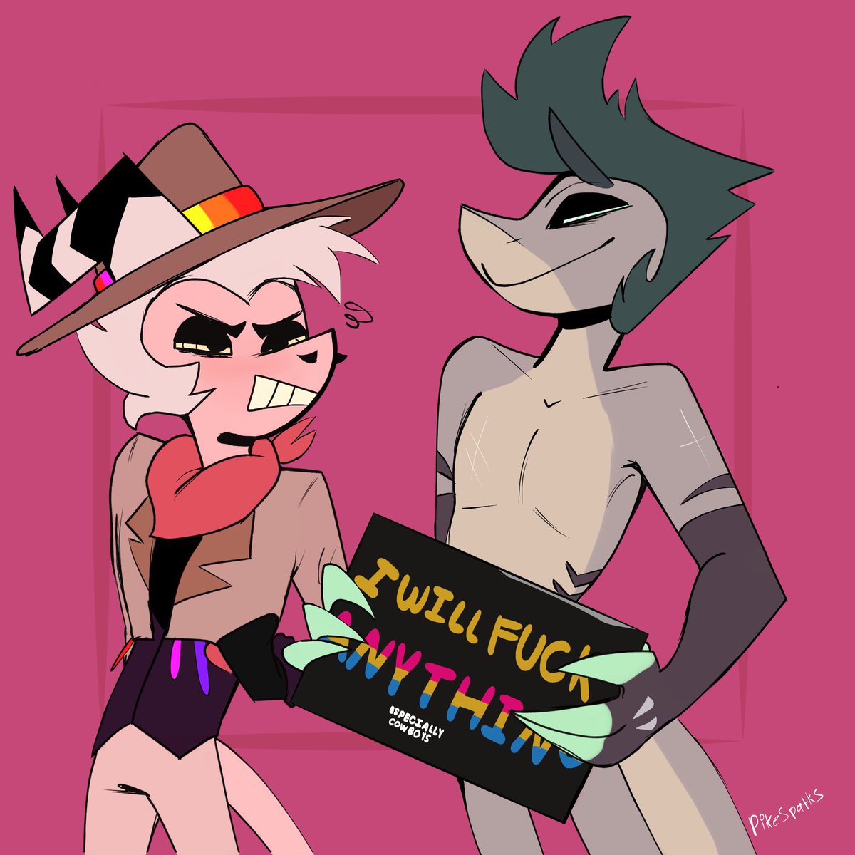 PikeSpatks's tweet image. We were robbed /j 
#HelluvaBoss #HelluvaBossFanart
#straz #HelluvaBossStriker #helluvabosschaz