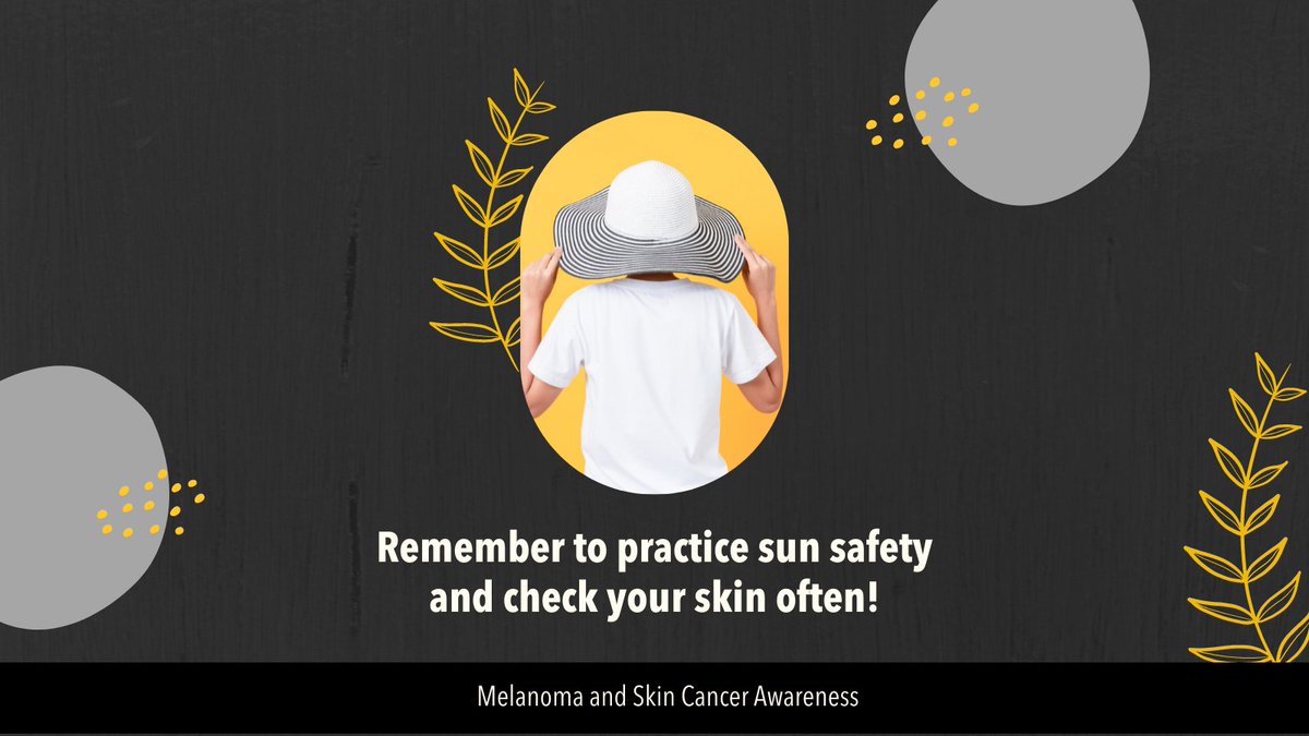 bethanndice's tweet photo. What can you do to reduce your risk of skin cancer, including #melanoma? Get some tips: https://t.co/ce7LpFZPzX https://t.co/qcTBY0FJfB
