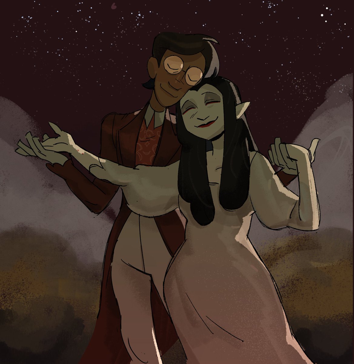 Najsigt_Art's tweet photo. Made a proper Art fight ref for the lesbians 🧛 https://t.co/9B9RwECLC6