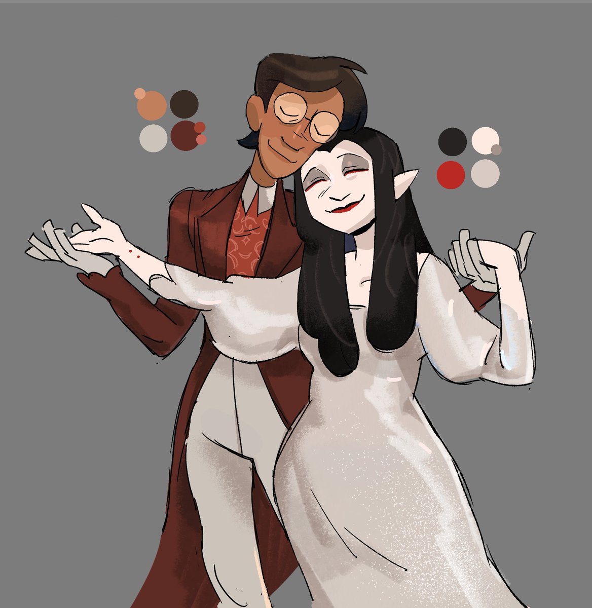 Najsigt_Art's tweet photo. Made a proper Art fight ref for the lesbians 🧛 https://t.co/9B9RwECLC6