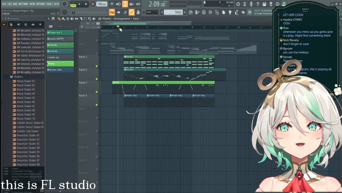 Been waiting so long for a music production stream in hololive you have no idea 😭