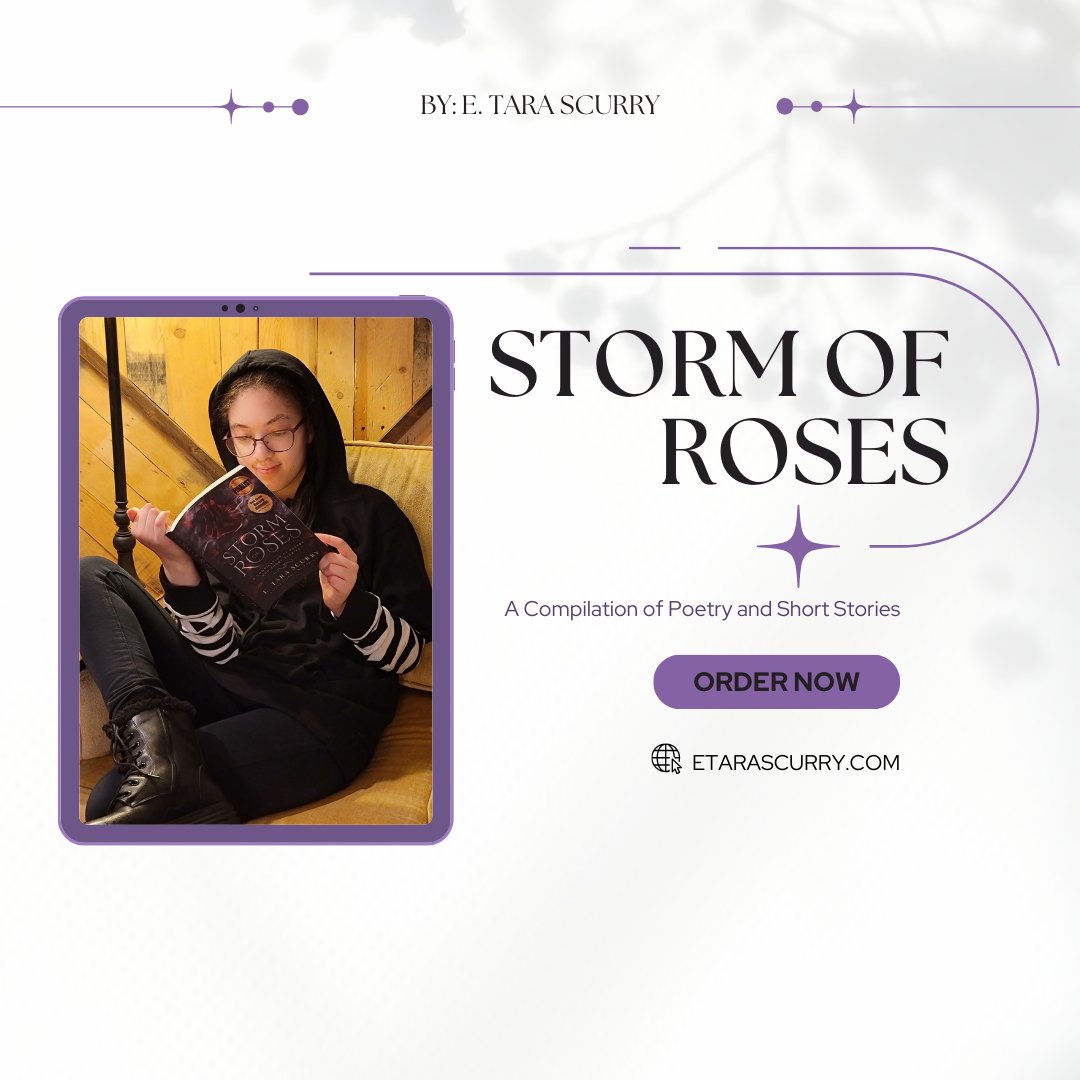 🌹✨ Exciting News! My book, "Storm of Roses," is available for pre-order! 📚 This collection of poetry and short stories is crafted to inspire compassion, justice, and a sense of belonging. 

Pre-order your copy today at etarascurry.com/books/crack-of… 🌟📖

🔗 etarascurry.com