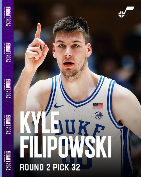 Kyle Filipowski est le 3éme choix de la draft pour le Jazz