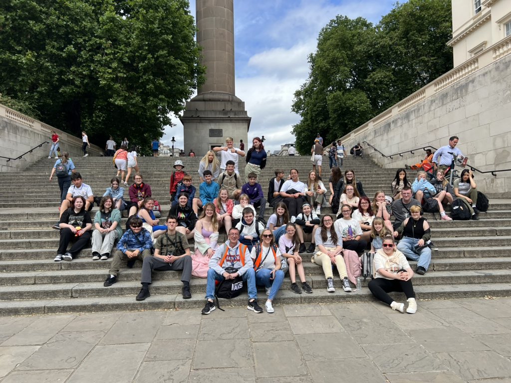 Such a privilege to see one of our past pupils <a href="/BenMJoyce/">Ben Joyce</a> in #backtothefuturethemusical today! Thank you for the amazing experience <a href="/Pentrehafod/">Pentrehafod School</a>