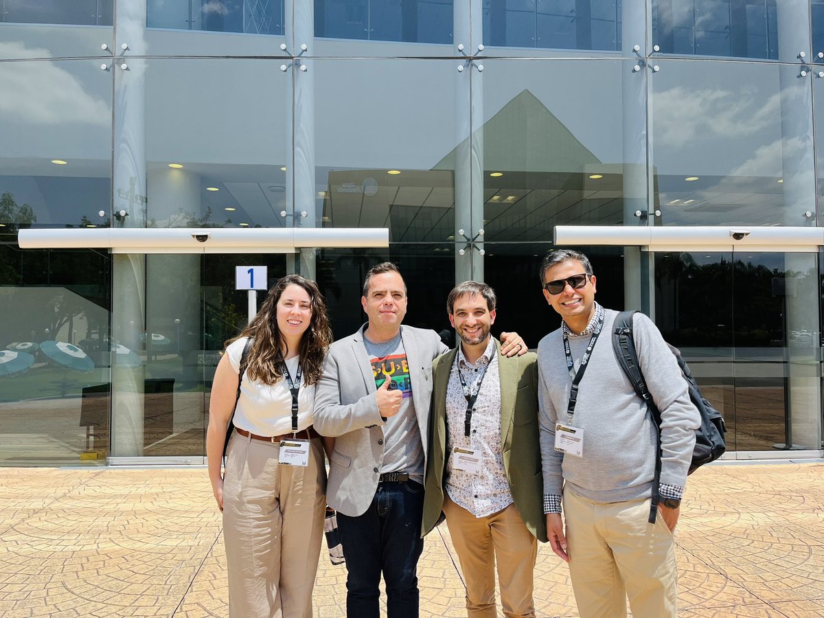 One of the coolest this about this edition of <a href="/cbms_conference/">IEEE Computer-Based Medical Systems</a> is that I was able to have friends <a href="/_LXAI/">LatinX in AI (LXAI)</a> &amp; <a href="/ViBot_News/">VIBOT</a> to help on the organization 
Estefania <a href="/eTalaveraM/">Estefanía Talavera</a> <a href="/UTwente/">University of Twente (inactive)</a> 
S Ali <a href="/vision_sharib/">@sharib</a> <a href="/aims_groupUoL/">AI_in_Medicine_Surgery</a> 
Christian Mata <a href="/SJDbarcelona_es/">Hospital Sant Joan de Déu Barcelona ES</a> 
THANK YOU SO MUCH GUYS 🥳🥳🥳