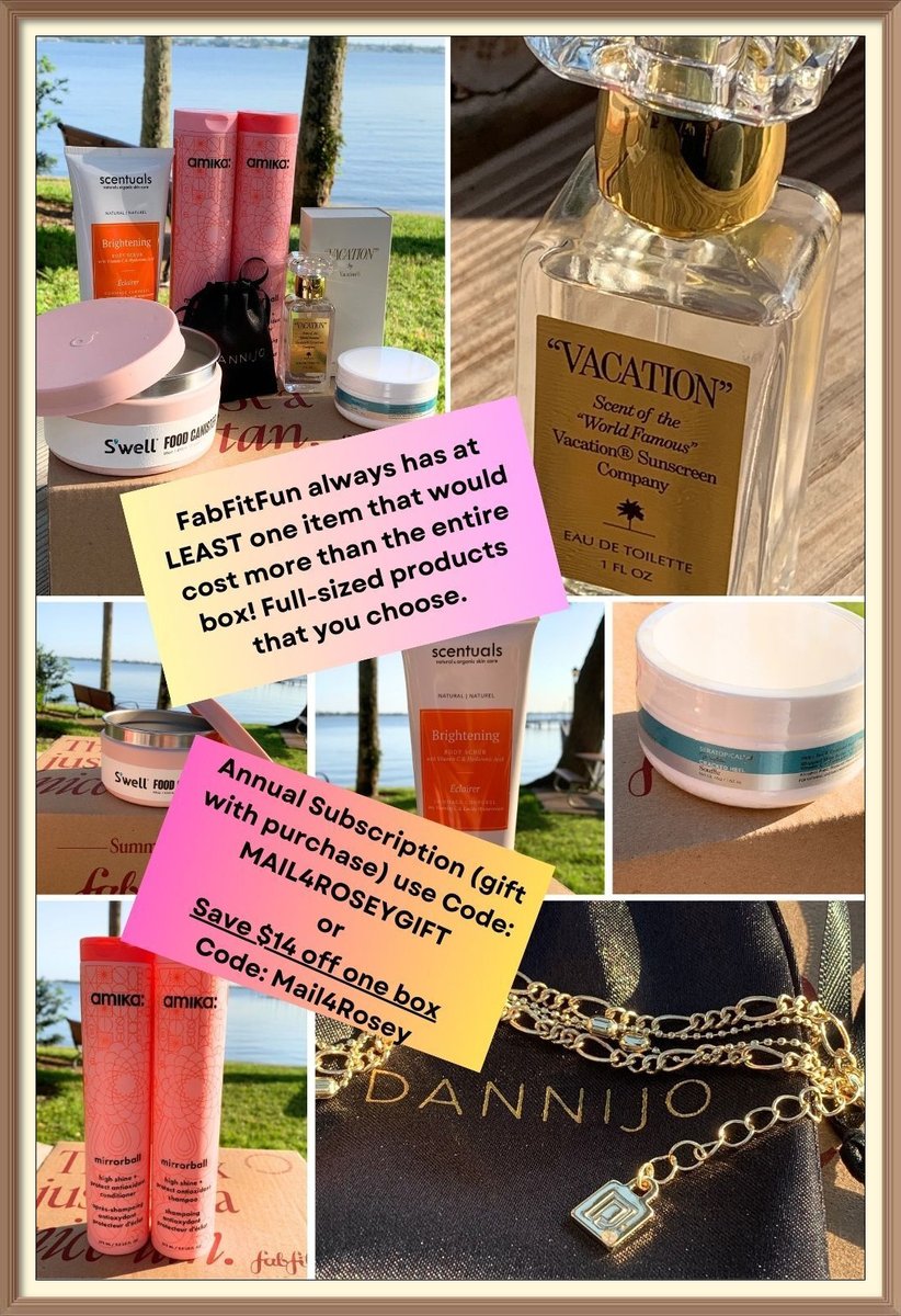 mail4rosey's tweet image. Every thought of getting a @FabFitFun subscription box? Now&apos;s the time! $14 off of a single box, or get a free gift w/a seasonal subscription (4x a yr). Always full-sized products you choose! #fabfitfunpartner mail4rosey.com/2024/04/fabfit…