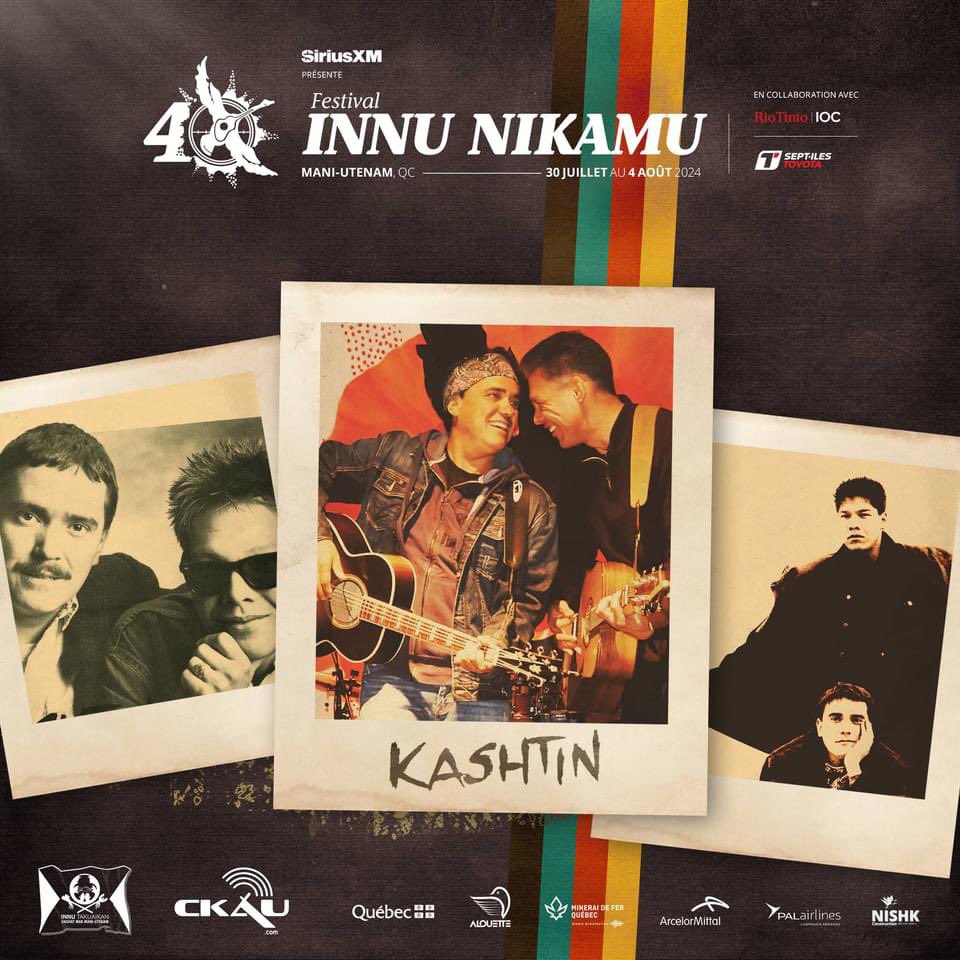arnaudmckenzie's tweet photo. Kashtin, au 40ième Festival Innu Nikamu (Florent Vollant &amp; Claude McKenzie) #innu #kashtin #indigenous #canada https://t.co/caxP8NFpTX