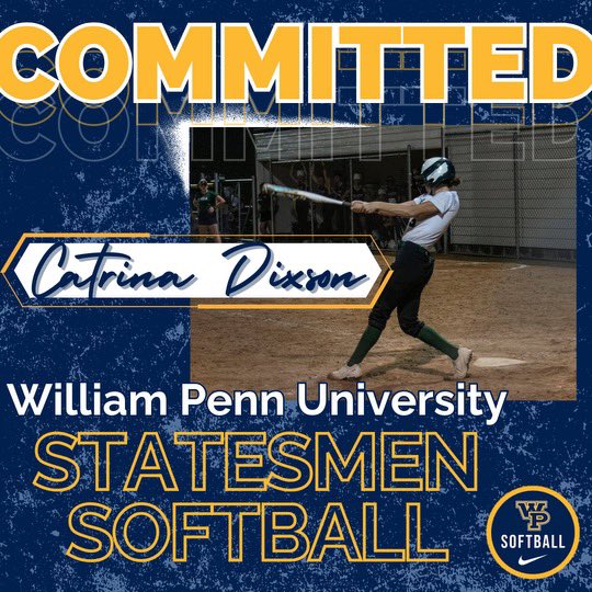 Catrina Dixson is a transfer from Pella, Iowa coming to us after a year at Peru State! 
Catrina played softball for Pella HS and Iowa Gold. 
Catrina will be studying Exercise Science. 
Welcome home Cat! 
💛💙🥎🐈‍⬛🐾
<a href="/CatrinaDixson/">Catrina Dixson</a>