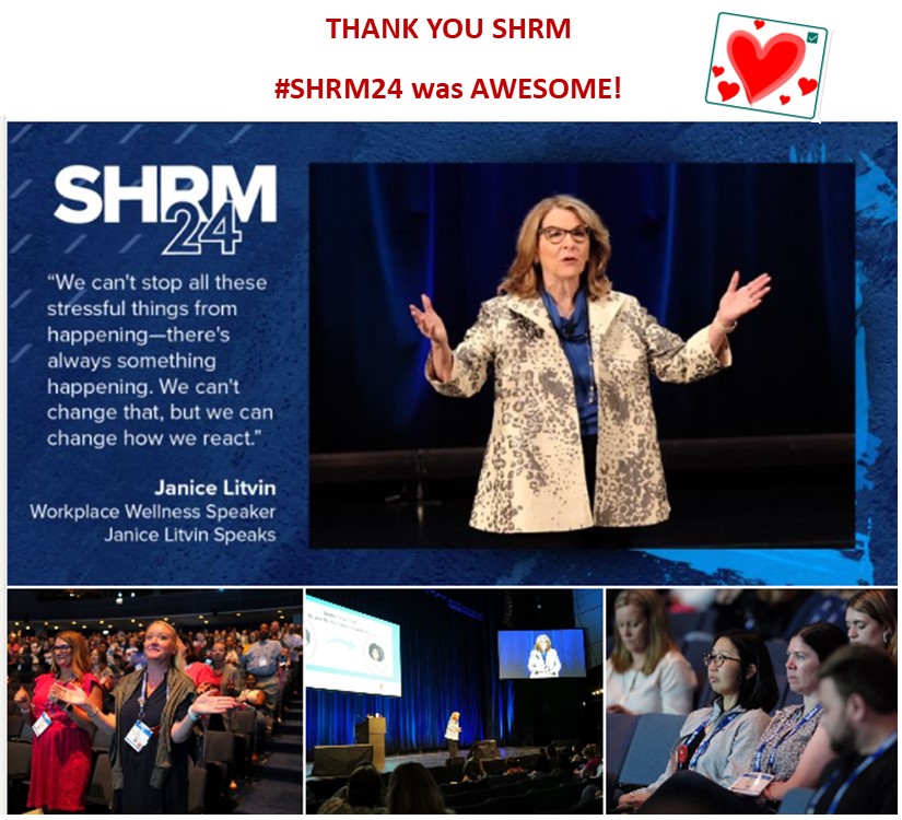 THANK YOU <a href="/SHRM/">SHRM</a>. #SHRM24 was awesome - as a speaker, the support was top-notch h from my hostesses, Aly Sharp &amp; <a href="/SHRM/">SHRM</a> Foundation to the Speaker Ready Room to the outstanding AV team. Thank you for inviting me to deliver two different #BanishBurnout presentations.