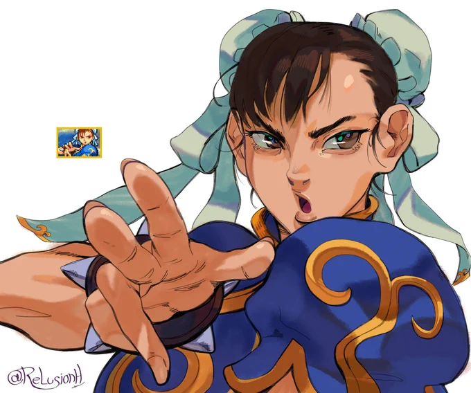Chun-li - Marvel vs Capcom redraw 