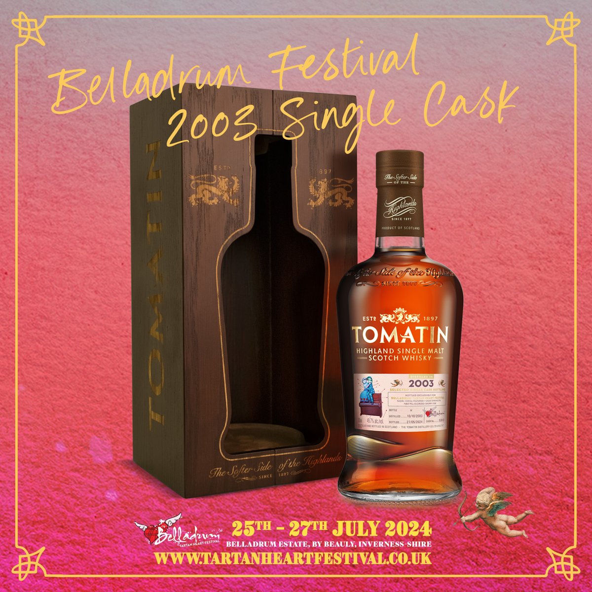 We're very excited to be releasing a 20-year-old limited edition Belladrum Tartan Heart Festival bottling in celebration of the festival’s 20th year!

#Bella2024 <a href="/BelladrumFest/">Belladrum Tartan Heart Festival</a>