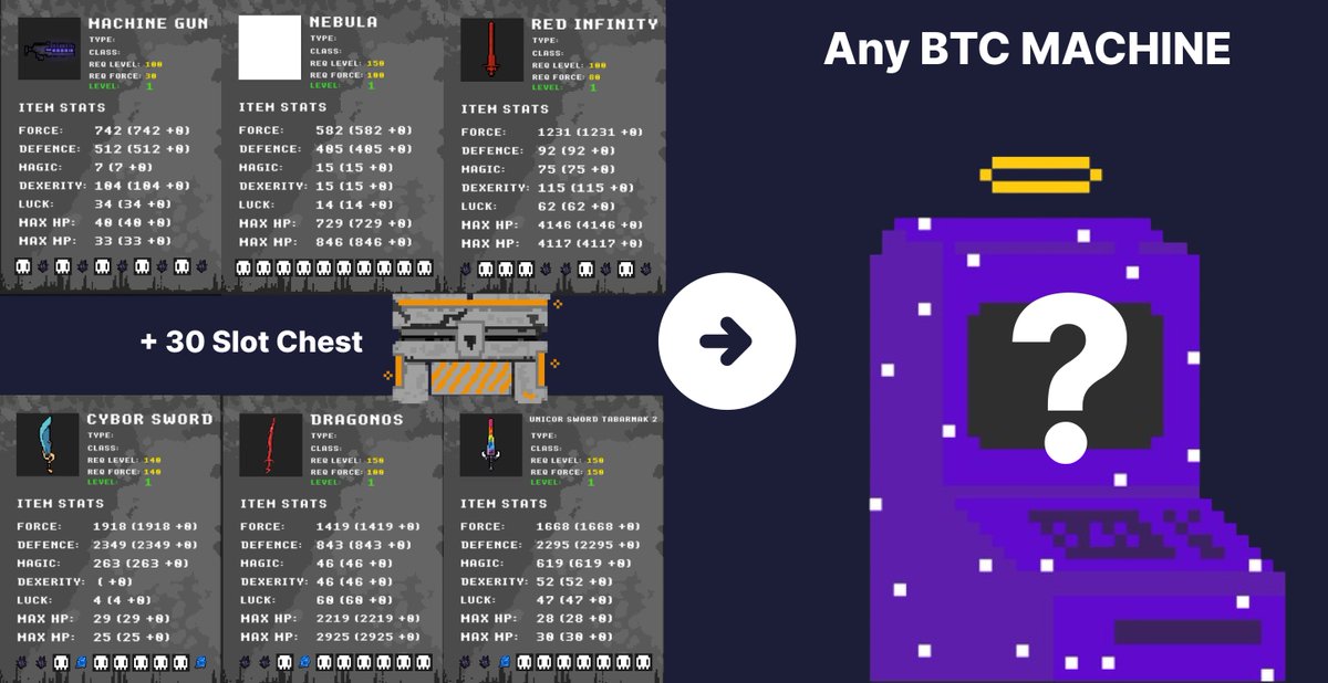 Cooltist.bera ๐(like cult, but cool) (@cultistoff) on Twitter photo Another try to get a BTC MACHINE. This has been a dream of mine since I entered the Ordinal Ecosystem๐ป
I offer a set of the best weapons in the game right now, all of which have been upgraded with Dark Gems that can NEVER be farmed again in the game!๐
7 EPIC <a href="/satoriammorpg/">SATORIA MMORPG</a> Another try to get a BTC MACHINE. This has been a dream of mine since I entered the Ordinal Ecosystem๐ป
I offer a set of the best weapons in the game right now, all of which have been upgraded with Dark Gems that can NEVER be farmed again in the game!๐
7 EPIC <a href="/satoriammorpg/">SATORIA MMORPG</a>