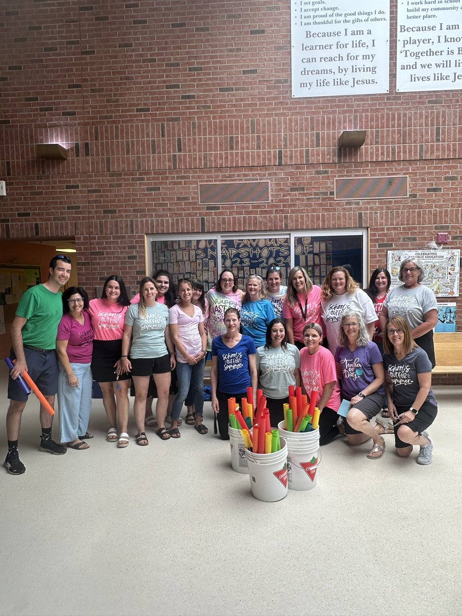 Hey, <a href="/alcdsb_marg/">St. Marguerite B. CS</a>, we made it!! School’s out for summer!! ☀️😎 Enjoy your time off with family and friends. Be safe, and we’ll see you in September!! <a href="/alcdsb/">ALCDSB</a>