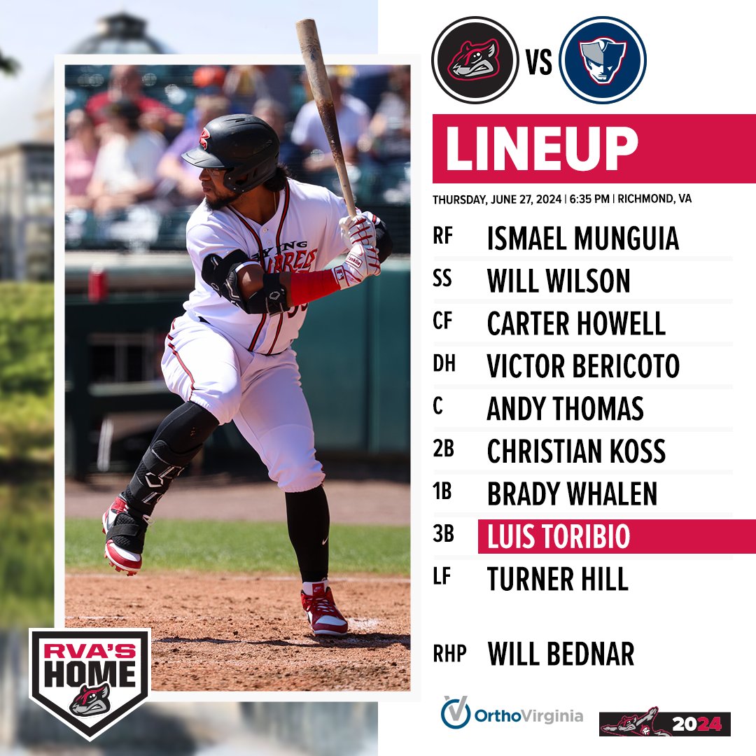 Will Bednar and Turner Hill make their Double-A debuts tonight 👏

🎟️ atmilb.com/3UZOasU
📝 atmilb.com/3TDEySk
📺 MiLB.tv
🎙️ atmilb.com/3U7m4Lz