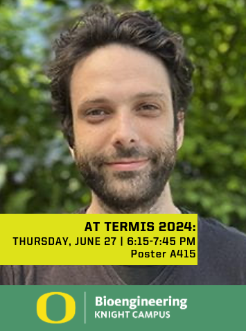 Knight Campus (@uoknightcampus) on Twitter photo Outstanding poster presentations from #KnightCampusBioE are happening at #TERMIS2024 today from 6:15-7:45, including Matt Hofmann (C150) and Judah Aptecker (A415) from <a href="/LindbergLabs/">Gabriella Lindberg</a>. Visit us at booth 103 for 3d printed chocolate! Outstanding poster presentations from #KnightCampusBioE are happening at #TERMIS2024 today from 6:15-7:45, including Matt Hofmann (C150) and Judah Aptecker (A415) from <a href="/LindbergLabs/">Gabriella Lindberg</a>. Visit us at booth 103 for 3d printed chocolate!