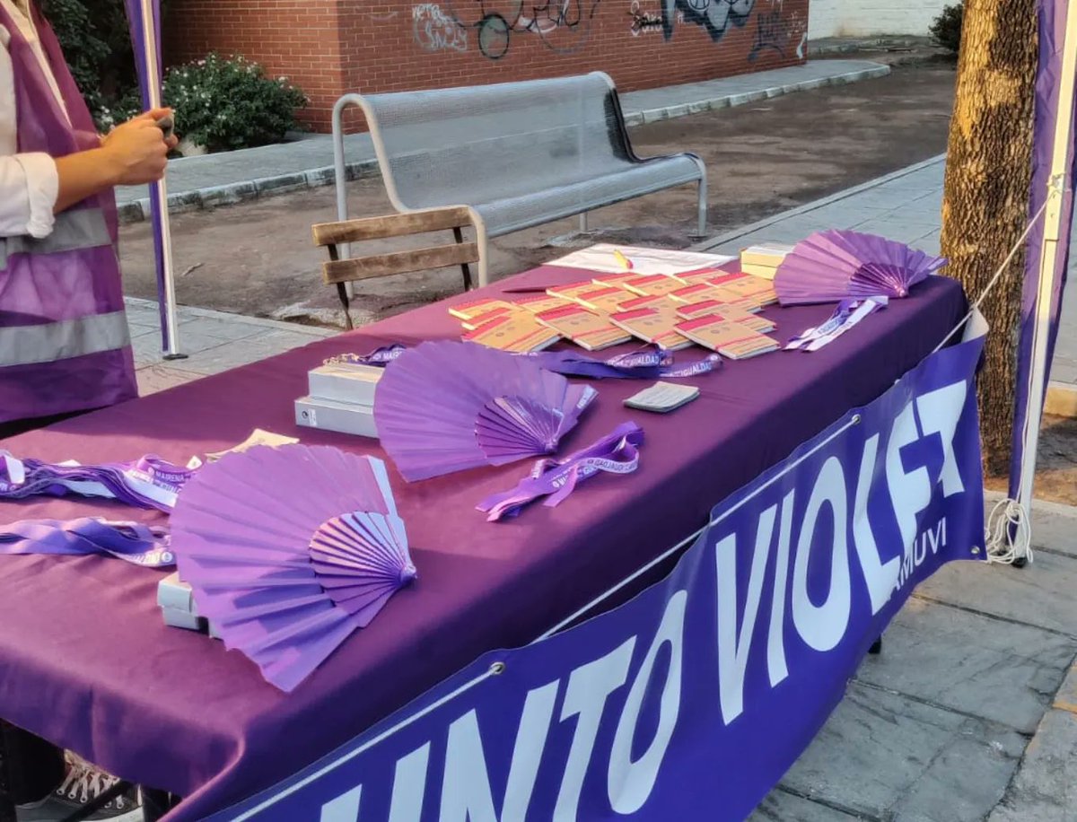 Un año más os esperamos en nuestro punto violeta 🟣 en la feria de Mairena del aljarafe. Acércate a nuestro stand, estaremos los días 27, 28 y 29 de junio en horario de 22:00 a 02:00 #PuntoVioleta #MairenaDelAljarafe #FiestasSinViolencias #Feria #Real #Sevilla