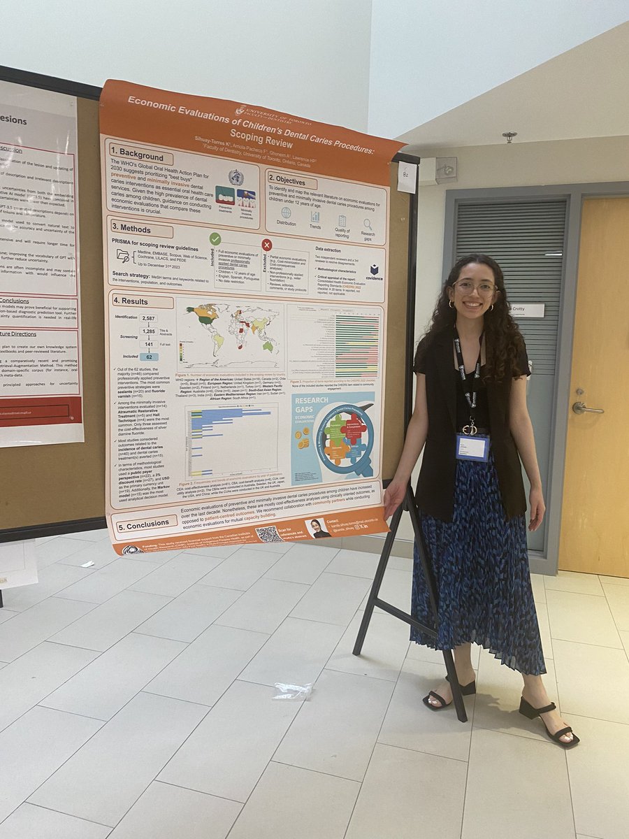 kamila_sihuay's tweet photo. Poster presentation at the Canadian Oral Health Summit in Halifax - #COHS2024 🦷

📝Key messages below (1/4) https://t.co/uASghnTFZR