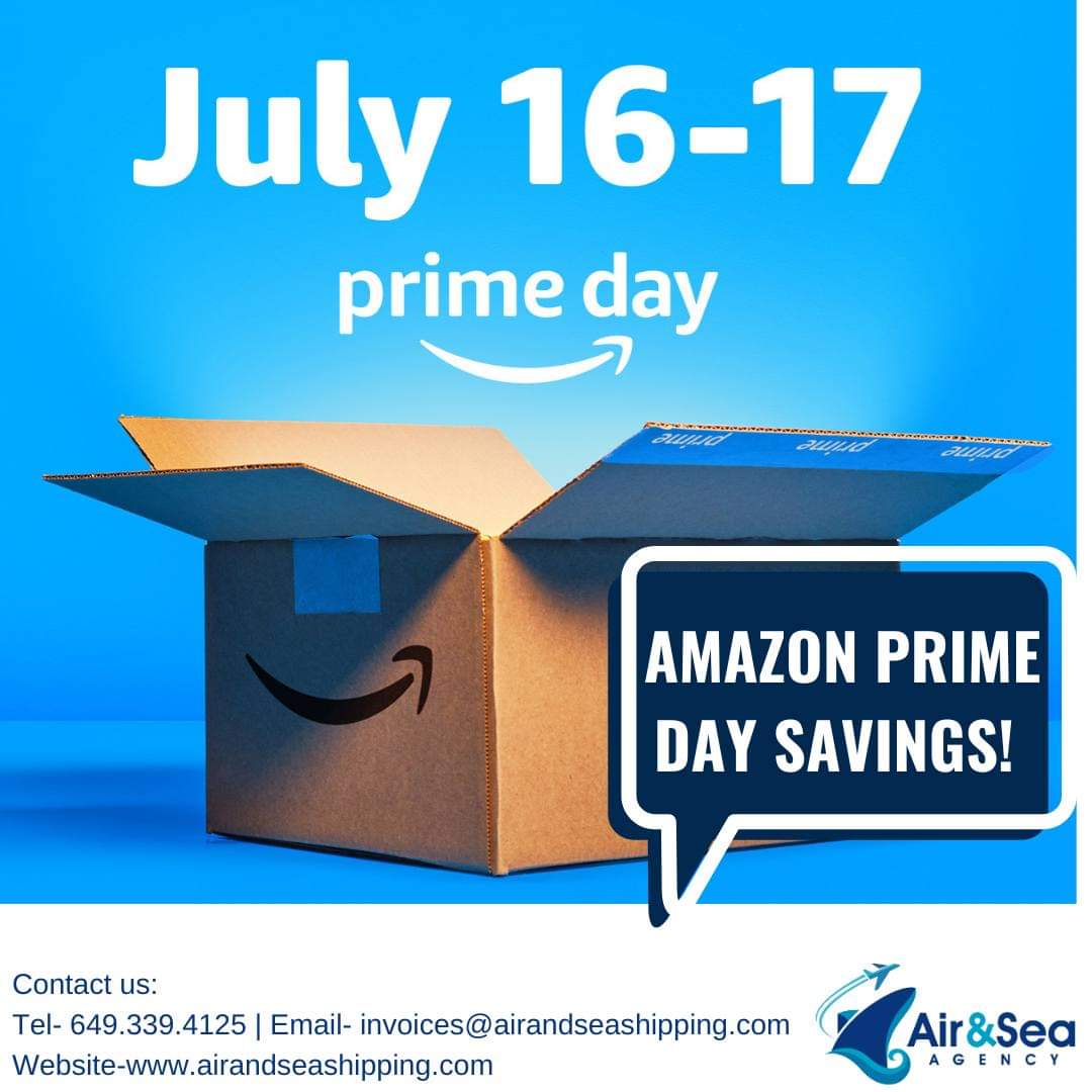 𝗔𝗠𝗔𝗭𝗢𝗡 𝗣𝗥𝗜𝗠𝗘 𝗗𝗔𝗬 𝗔𝗟𝗘𝗥𝗧! 
Mark your calendars! Amazon Prime Day is coming up on July 16th-17th, bringing you incredible deals! Let us take care of all your shipping needs. We'll make sure your purchases arrive safely and on time. #airandseaagency #amazonprimeday