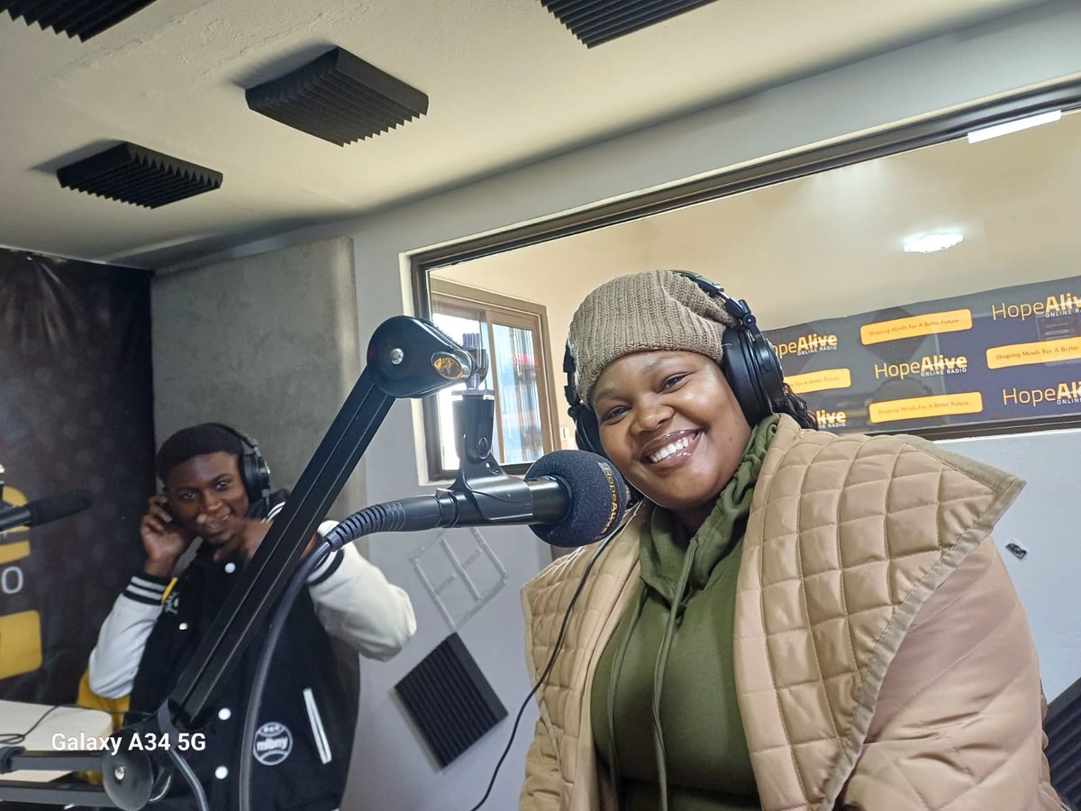 Had tons of fun at Hope Alive Radio with Slu talking about Accountability Lab SA Project "What is on the Menu Mzansi", discussed by Maureen Majola with fellow Voice 2 Represent South Africa Winner <a href="/jsef/">À ♡</a> raising awareness about youth participation in governance.